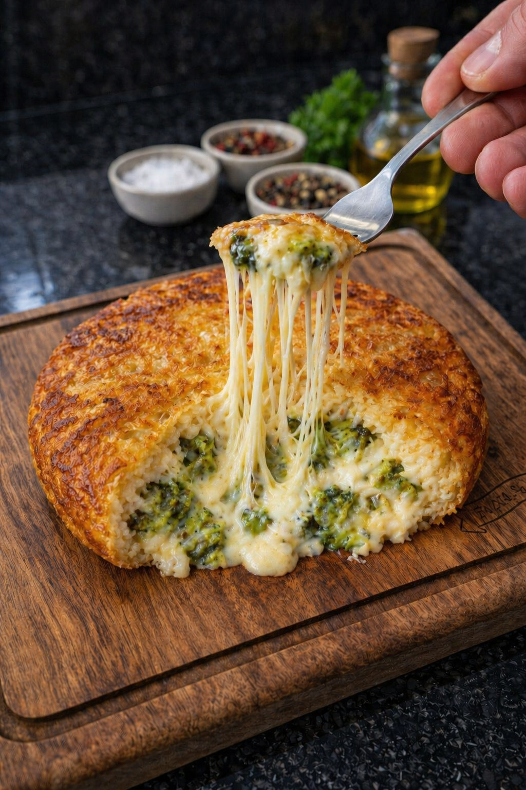 Batata Suíça Brócolis com Queijo e Catupiry