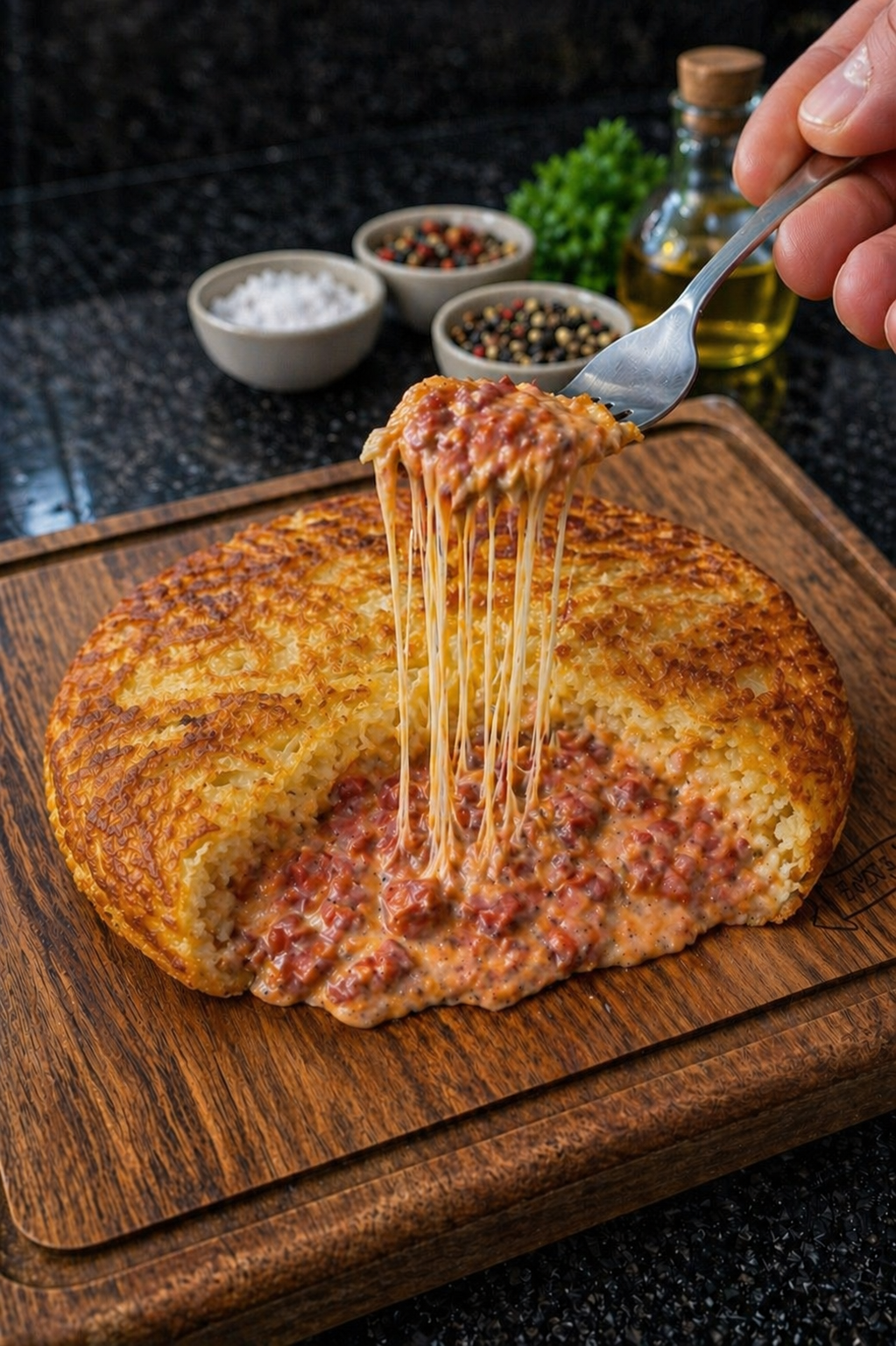 Batata Suiça de Calabresa Cremosa